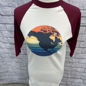 Loved Ak World Long Sleeve Baseball Tee